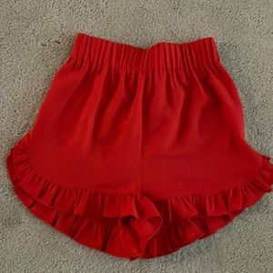 Ganni - Red shorts